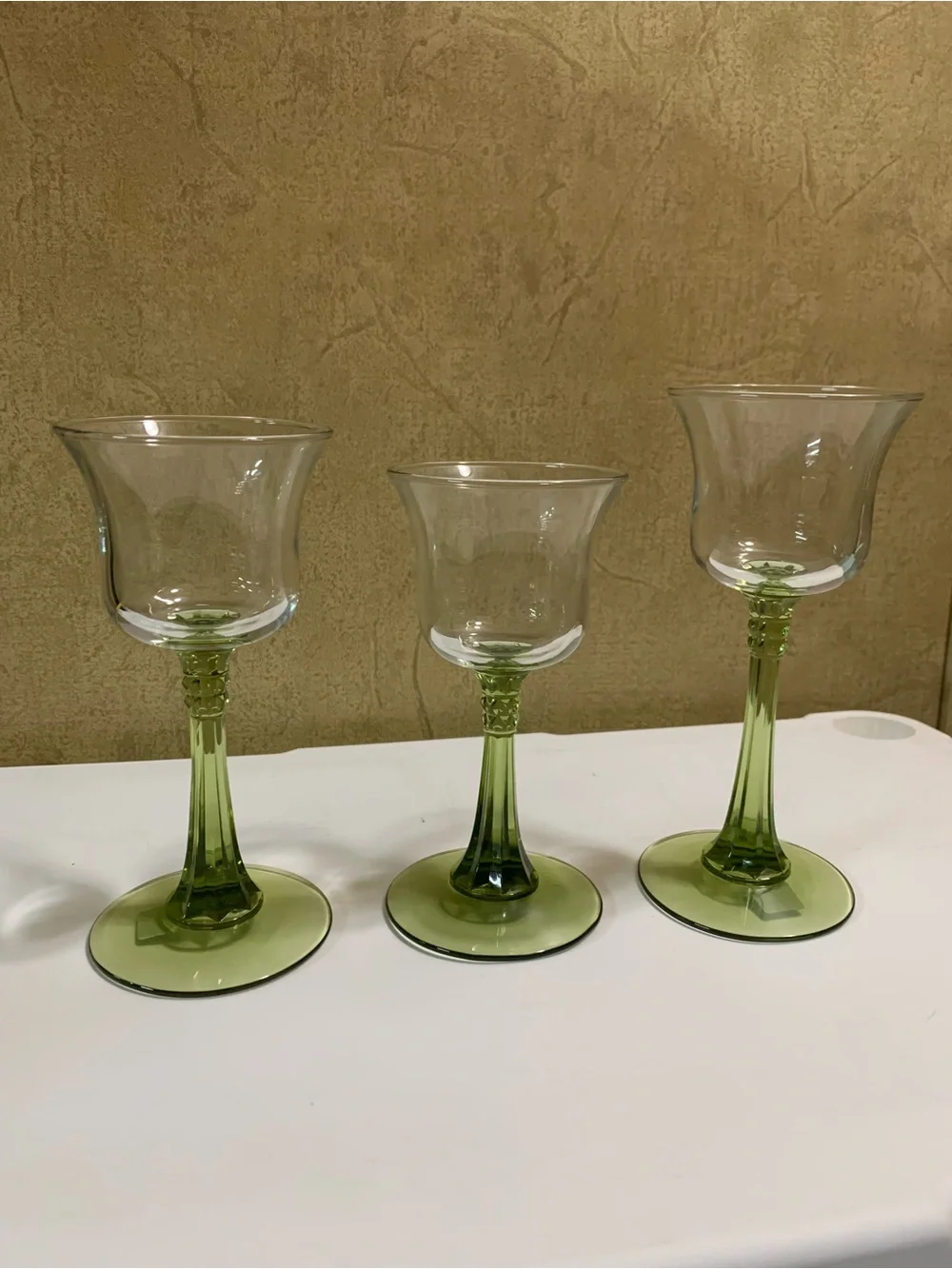 Partylite Radiant Glow Stemmed Trio candle holders  P7998 NEW in Box